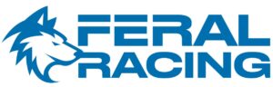feral racing logo blue